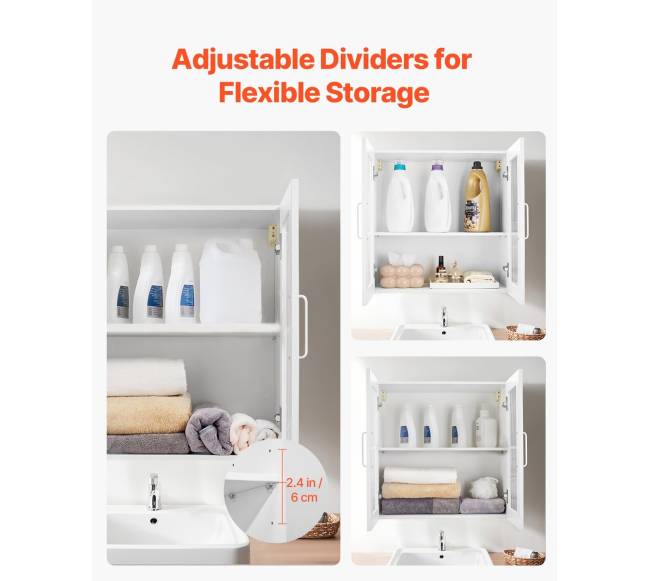 Skalbimo kambario sieninė spintelė su 4 durimis3