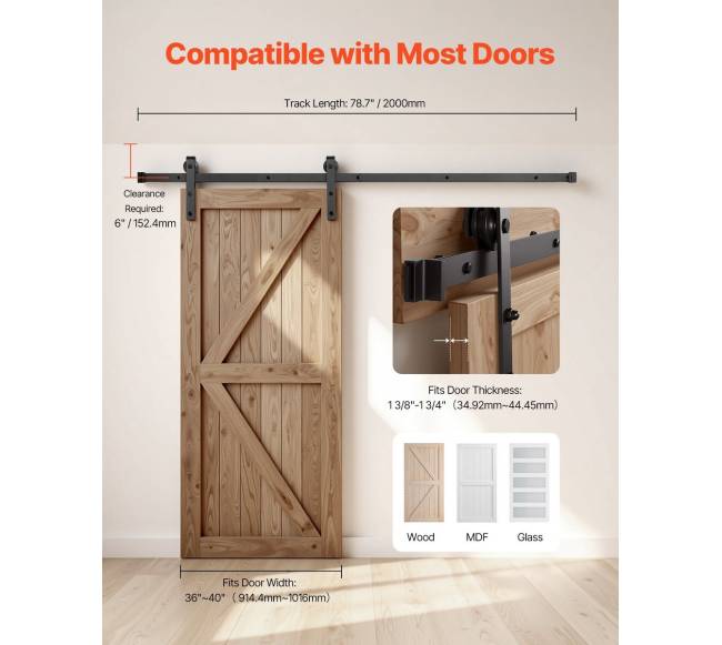 6.6ft stumdomų durų furnitūra juoda5