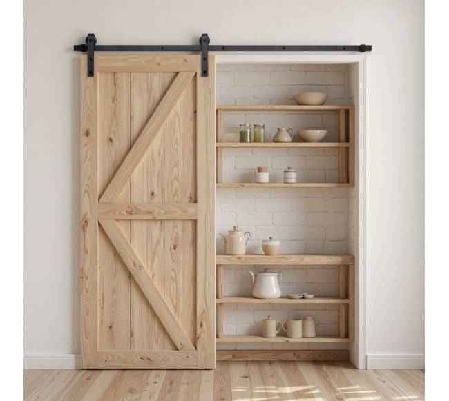 6.6ft stumdomų durų furnitūra juoda7