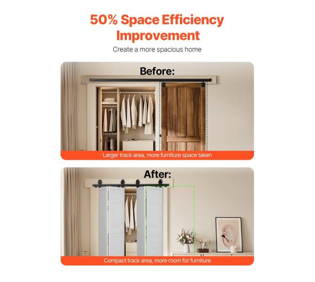 Dvigubas stumdomas durų rinkinys 132 cm2