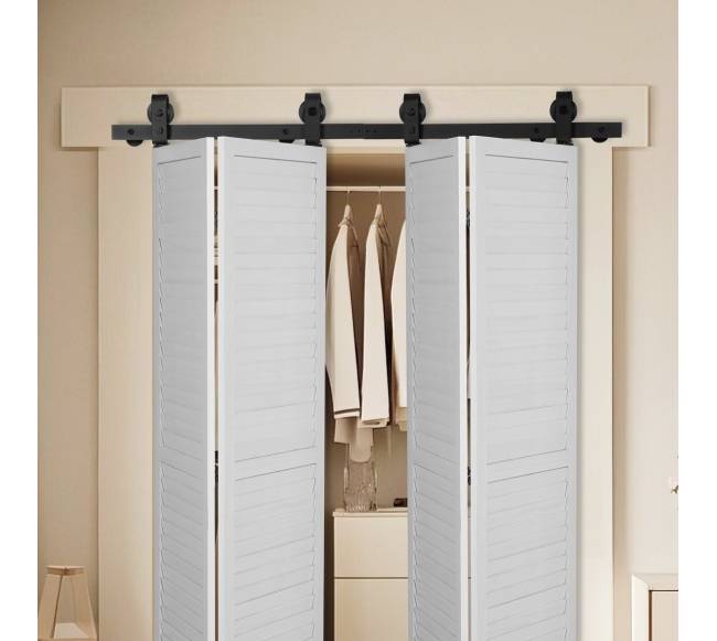 Dvigubas stumdomas durų rinkinys 132 cm7