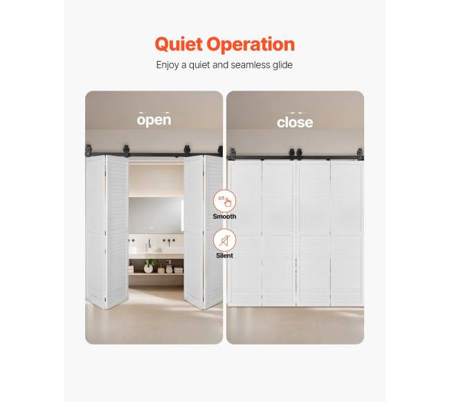 Sulankstomas slanki barnų durų bėgis 1625 mm4