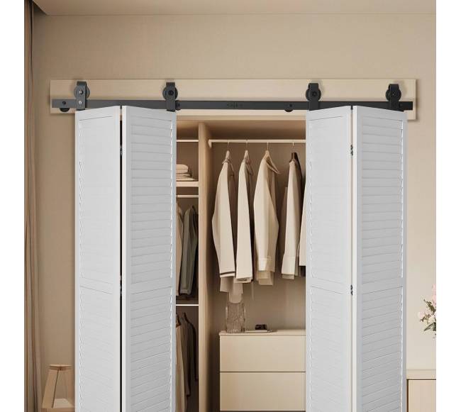 Sulankstomas slanki barnų durų bėgis 1625 mm7