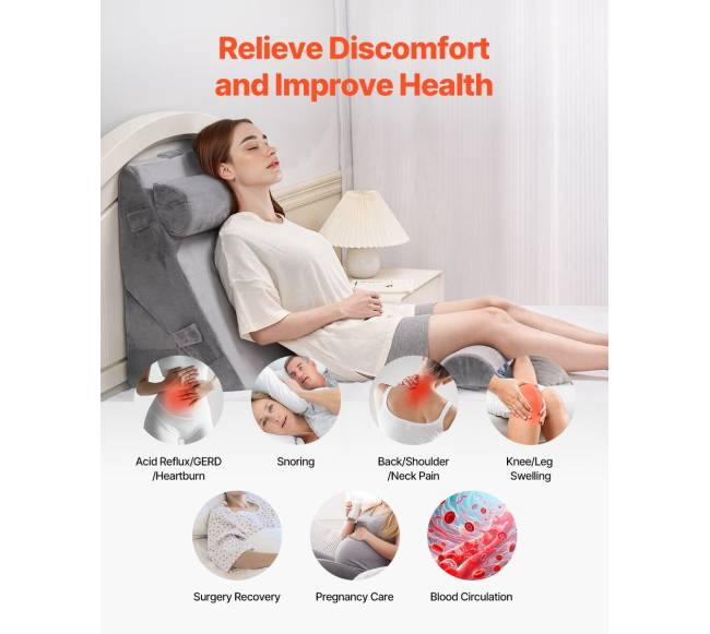 Ortopedinės miegamojo pagalvės komplektas 4 dalių4