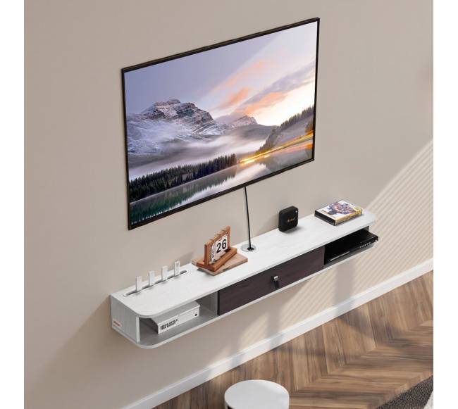 kabinamas televizoriaus stovas 140 cm su skylių angomis7