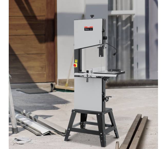 Medienos apdirbimo juostinis pjūklas 340 mm su stalu7