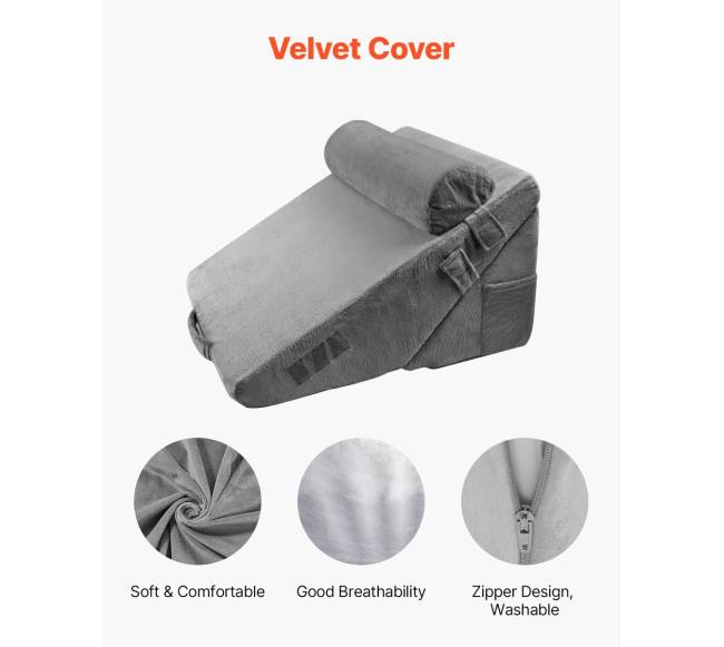 Ortopedinis pleištinis pagalvė miegui 3 vnt. reguliavimas2