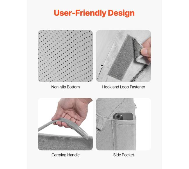 Ortopedinis pleištinis pagalvė miegui 3 vnt. reguliavimas5