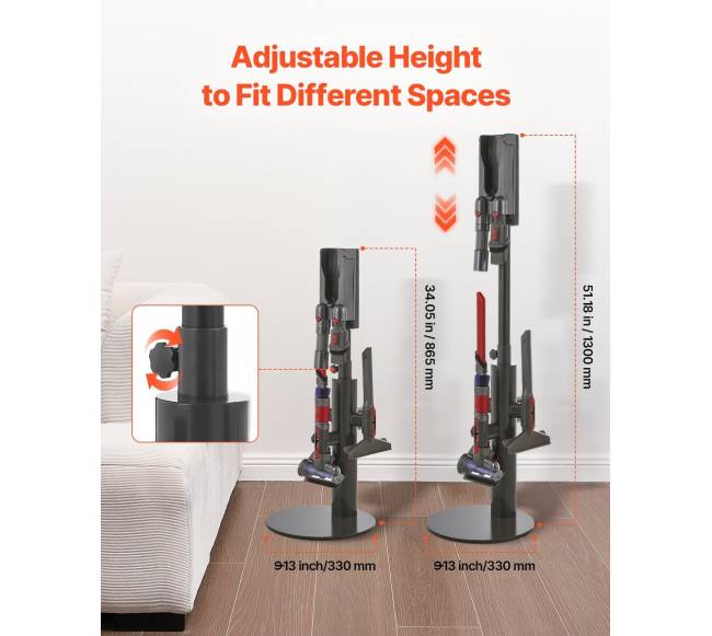 Dyson dulkių siurblio stovas su 3 klipsais2