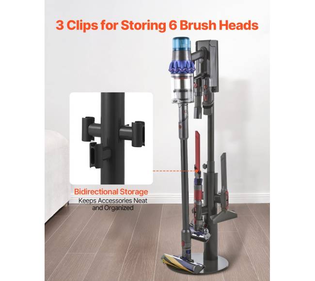Dyson dulkių siurblio stovas su 3 klipsais4