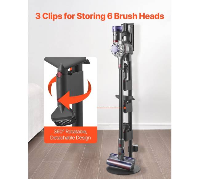 Dyson dulkių siurblio laikiklis su 4 padėklais4