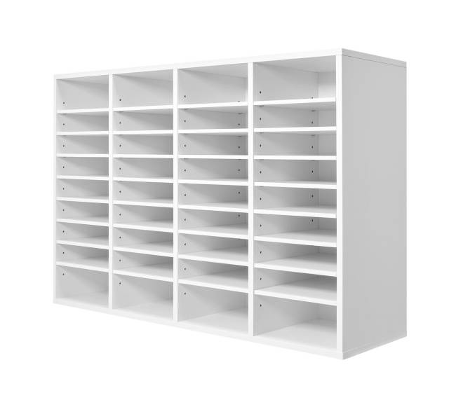 Medinis literatūros dėklas su 36 skyreliais0