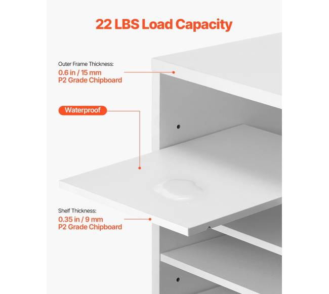 Medinis literatūros dėklas su 36 skyreliais2