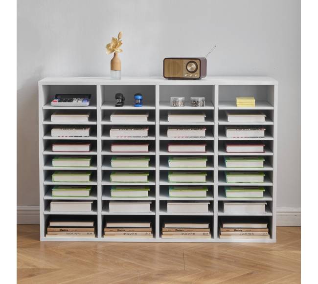 Medinis literatūros dėklas su 36 skyreliais7