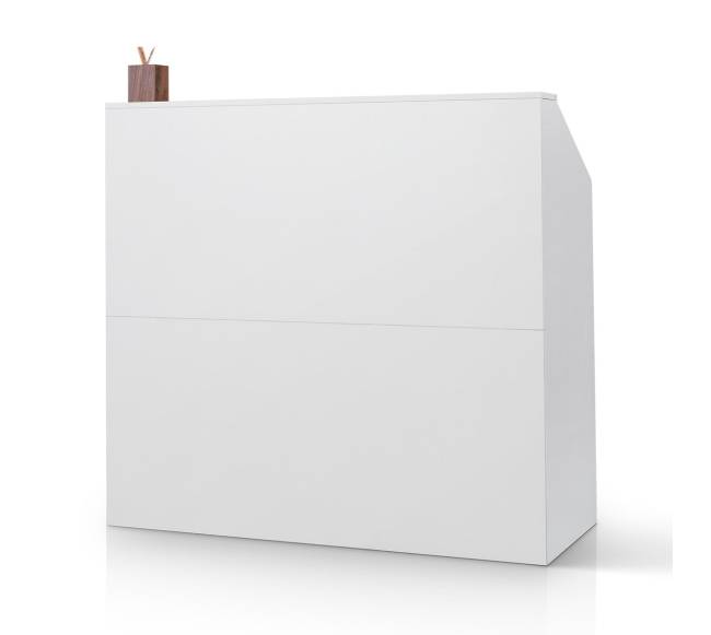 recepcijos stalelis baltas 118 cm0