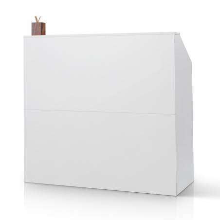 recepcijos stalelis baltas 118 cm0