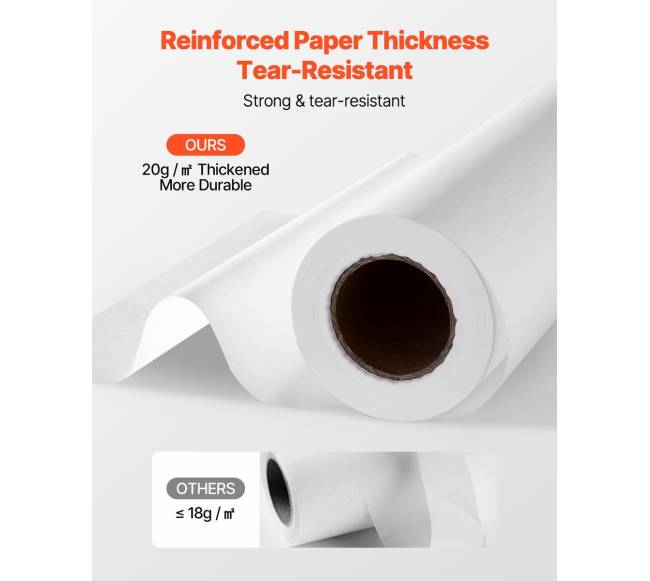 Vienkartinis galvos atramos popierius, 25 vnt.4