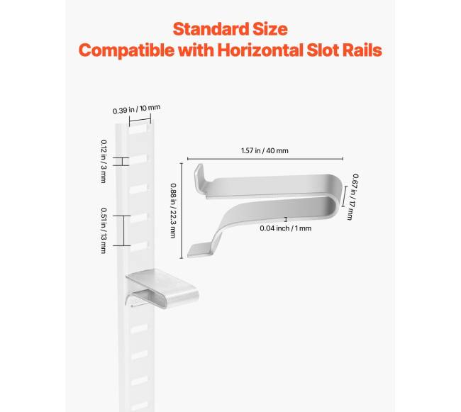 40 vnt. reguliuojami lentynų spaustukai1