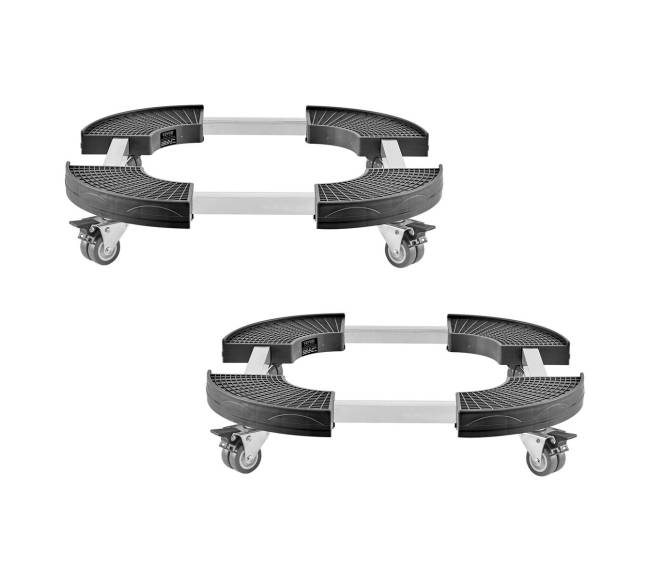 Reguliuojamas apvalus šiukšliadėžės vežimėlis, 2 vnt.9