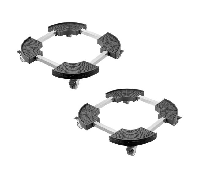 Reguliuojamas apvalus šiukšliadėžės vežimėlis, 2 vnt.10