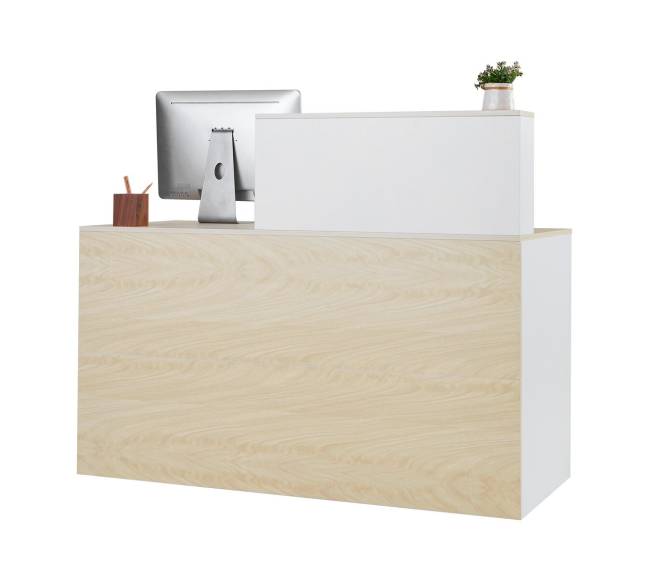 Medinis stačiakampis priimamojo stalas0