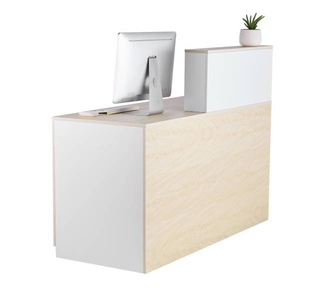 Medinis stačiakampis priimamojo stalas8