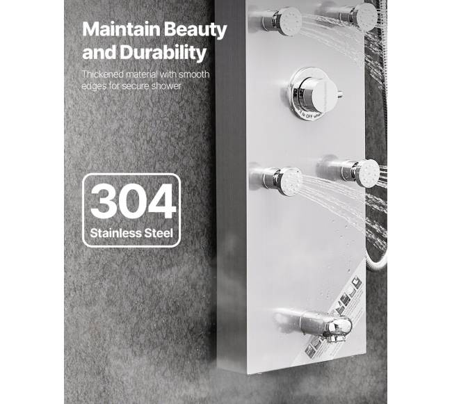 Dušo panelė su masažo srovėmis5