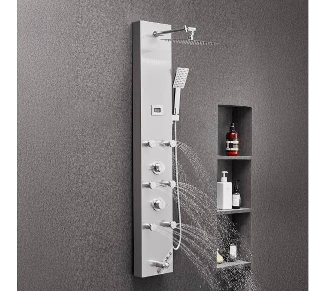 Dušo panelė su masažo srovėmis7