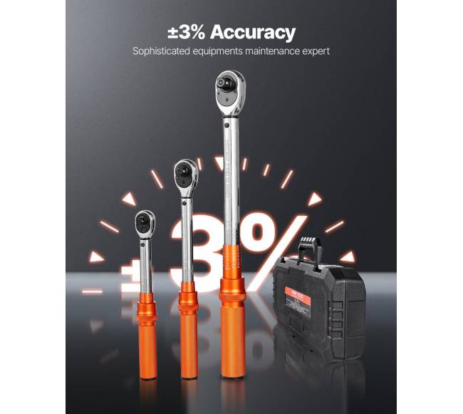 Spustelėjimo sukimo momento veržliarakčių rinkinys 3 vnt.2