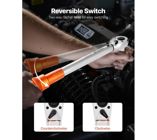 Spustelėjimo sukimo momento veržliarakčių rinkinys 3 vnt.5