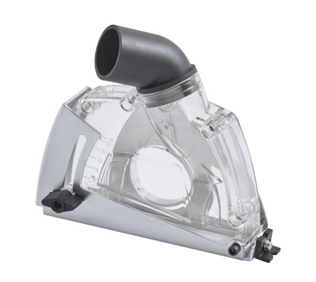 Kampinis šlifuoklio dulkių gaubtas su šlifavimo disku0