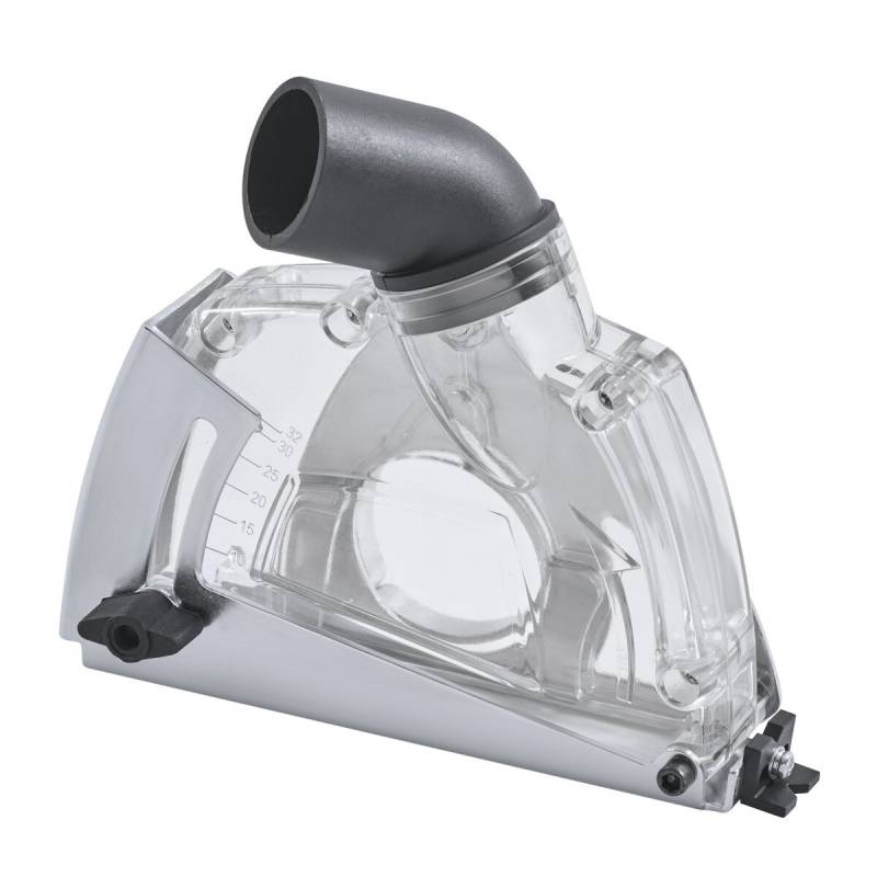 Kampinis šlifuoklio dulkių gaubtas su šlifavimo disku0