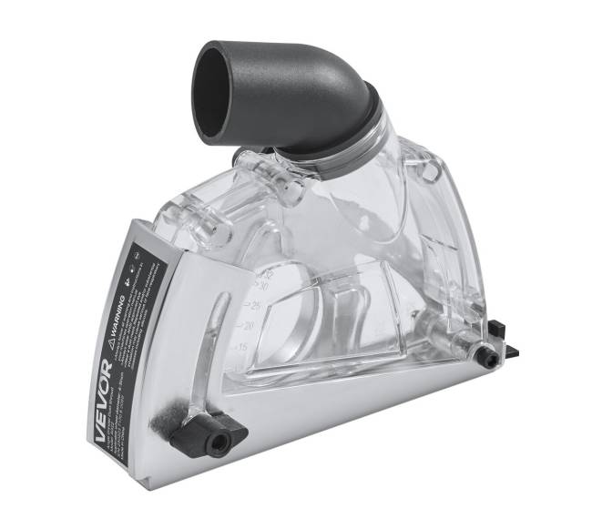 Kampinis šlifuoklio dulkių gaubtas su šlifavimo disku8