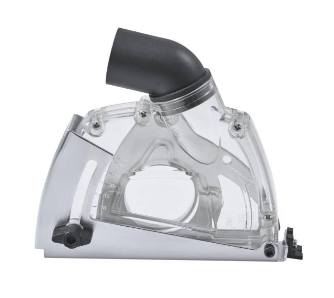 Kampinis šlifuoklio dulkių gaubtas su šlifavimo disku10