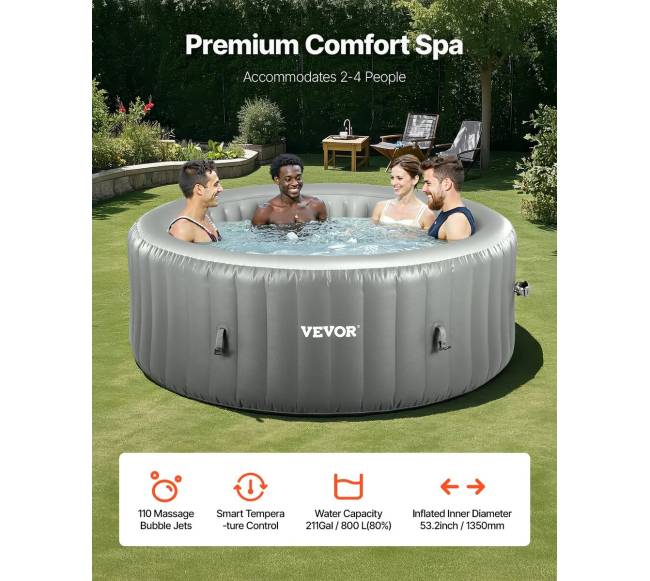 Pripučiama lauko sūkurinė vonia 2–4 asmenims1