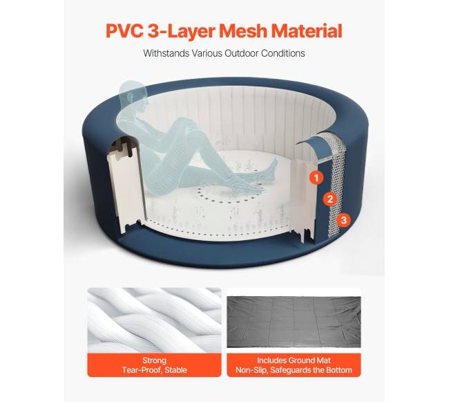 Pripučiama lauko sūkurinė vonia 2–4 asmenims4