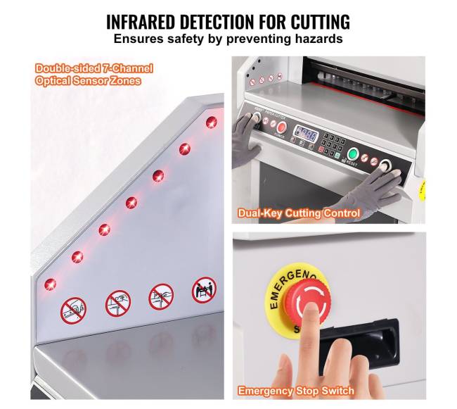 450 mm elektrinė popieriaus pjovimo mašina4