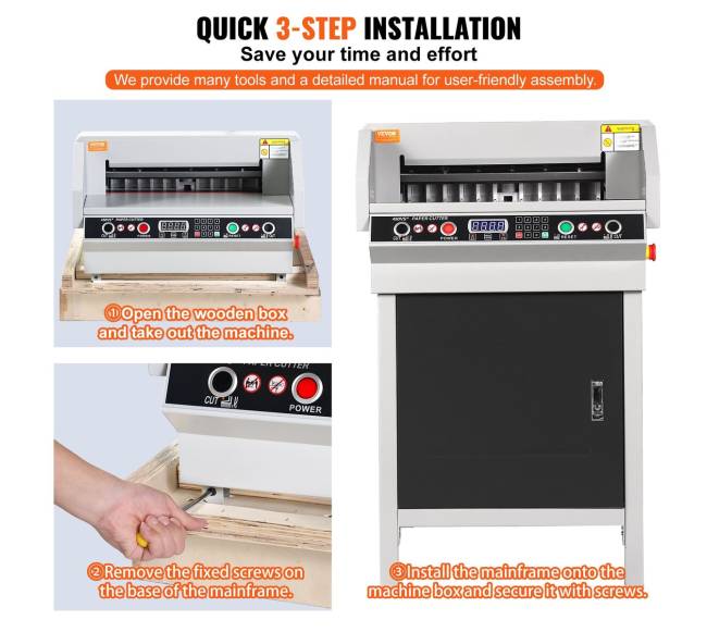 450 mm elektrinė popieriaus pjovimo mašina5