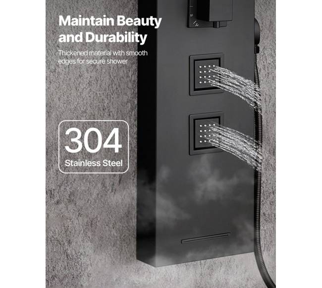 Dušo panelis su lietaus masažu5