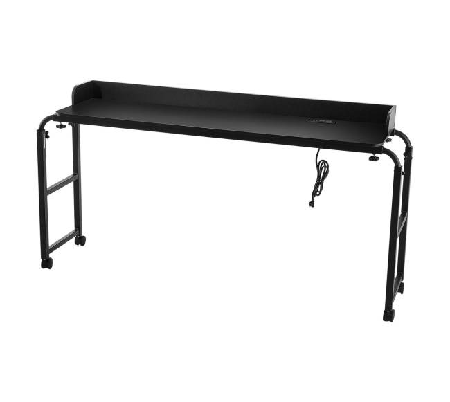 Perkeliamas stalas su 4 ratukais ir rozetėmis10