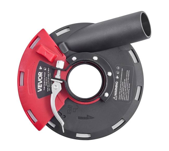 Kampinis šlifuoklio dulkių dangtis 4-5 col.8