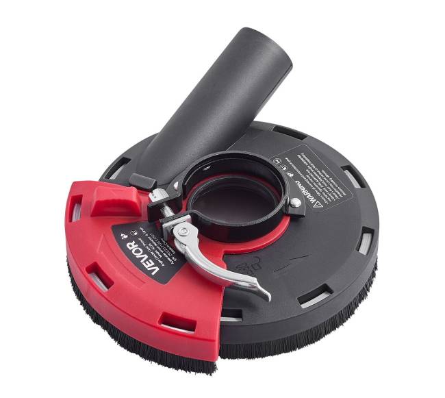 Kampinis šlifuoklio dulkių dangtis 4-5 col.9