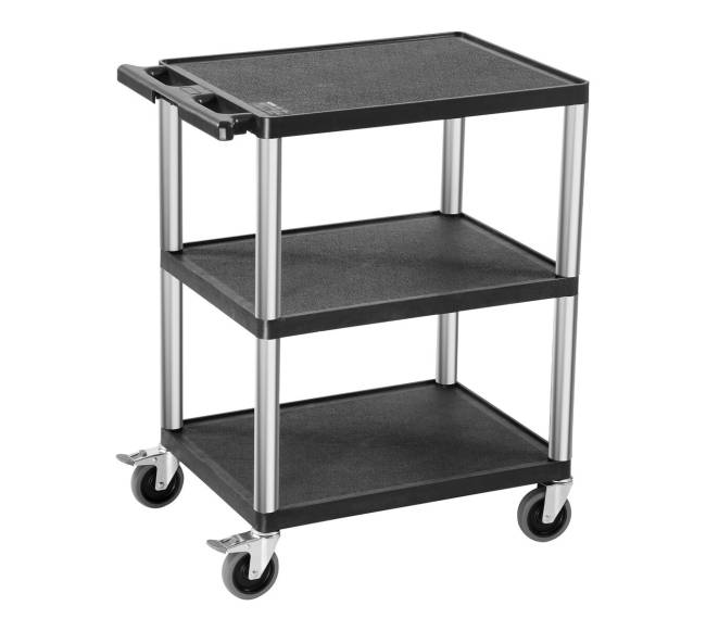 3-aukštų vežimėlis su ratais 136 kg0