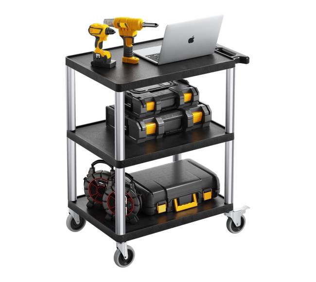 3-aukštų vežimėlis su ratais 136 kg10