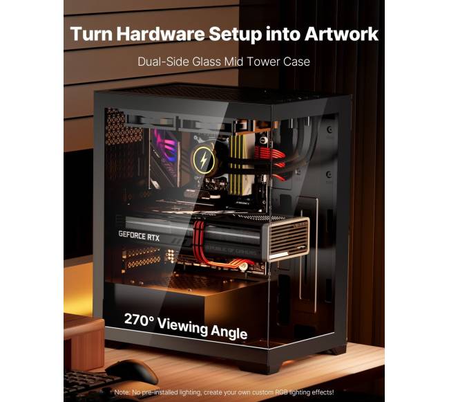 Vidutinio dydžio kompiuterio korpusas su aušintuvais2