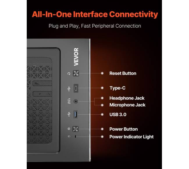 Vidutinio dydžio kompiuterio korpusas su aušintuvais4