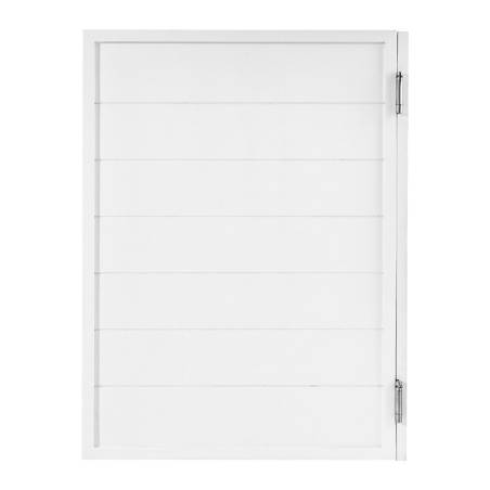 Berėmės sūpyninės durys iš pušies 81.3x106.7 cm, baltos0