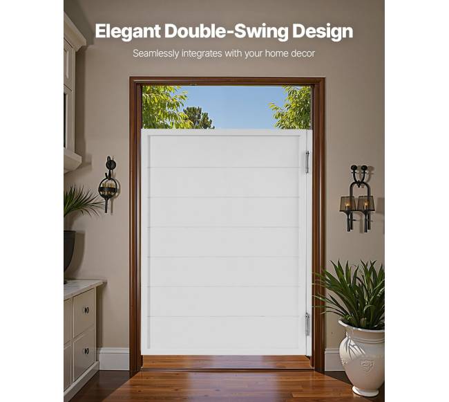 Berėmės sūpyninės durys iš pušies 81.3x106.7 cm, baltos1