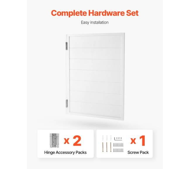 Berėmės sūpyninės durys iš pušies 81.3x106.7 cm, baltos5