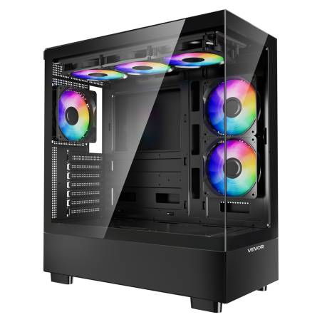 Vidutinio bokšto ATX PC žaidimų korpusas0